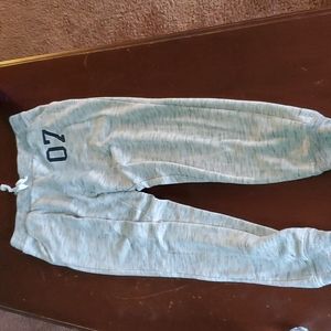 Gray sweatpants